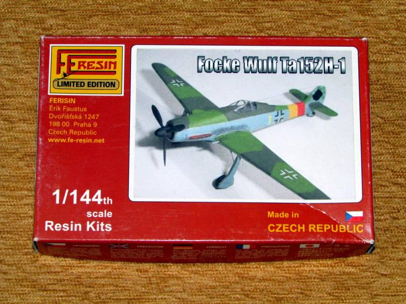 FE Resin 1_144 Focke Wulf Ta152 H-1 Műgyanta makett 2.400.-