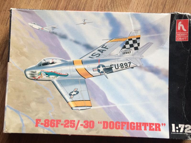 1/72 Academy/Hobbycraft F-86F (nincs matrica) 2000Ft