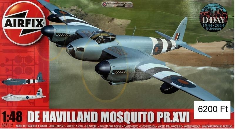 Airfix De Havilland Mosquito PR.XVI 6200 ft