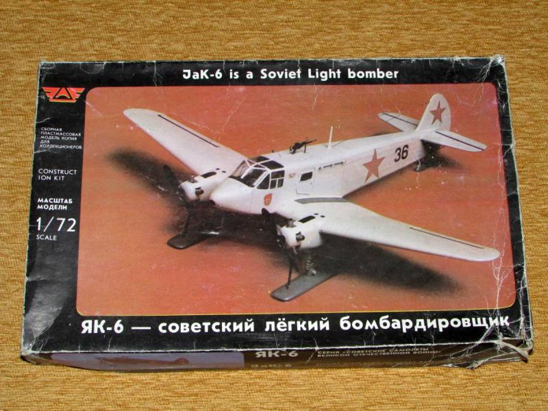 Alfa 1_72 Jak-6 Matrica nélkül 1.800.-