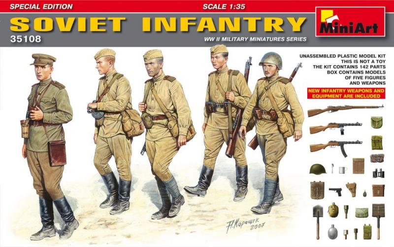2500 Soviet infantry