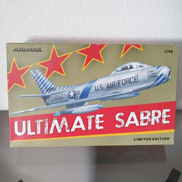 F-86 Sabre

Eduard (Hasegawa) F-86 Ultimate Sabre 10.000,-