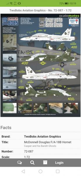 F/A-18B matrica