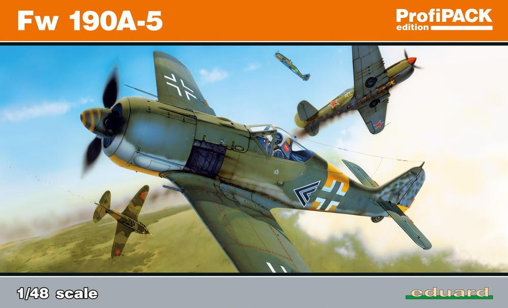 Eduard 8174 Fw 190A-5 Profipack; színes maratás, maszk