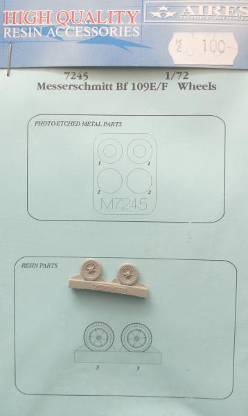 Aires 7245 ME Bf-109 E-F  wheels
