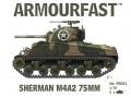 Armourfast 99021 Sheman M4A2 75mm; 2 kit van a dobozban