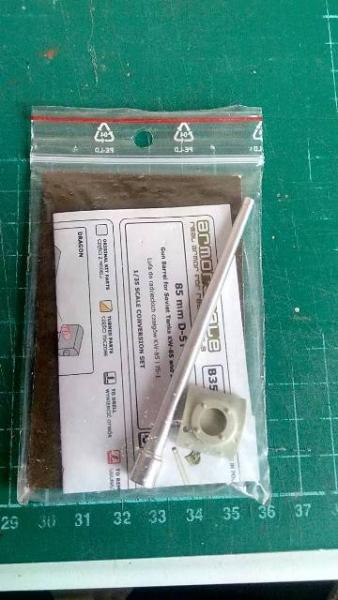 1/35 Armorscale 85mm D-5T KV85/JS-1, T-44, T-34/85 Gun Barrel 2500,-Ft + posta