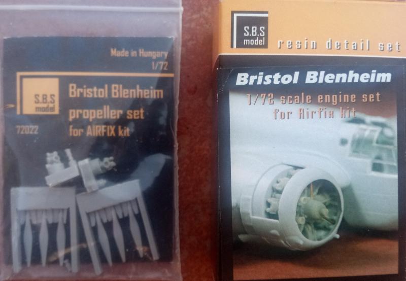 SBS Bristol Blenheim motor, légcsavar