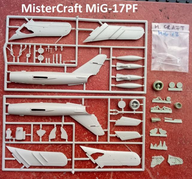 MisterCraft MiG-17PF alkatrészek