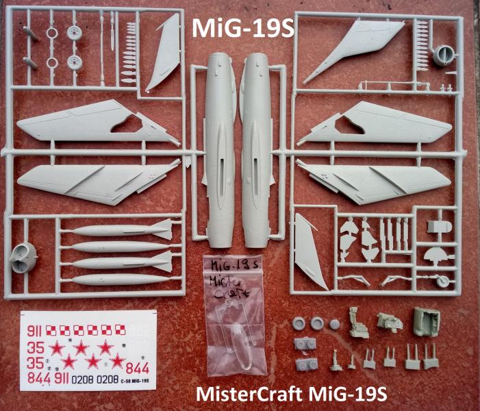MisterCraft MiG-19S alkatrészek