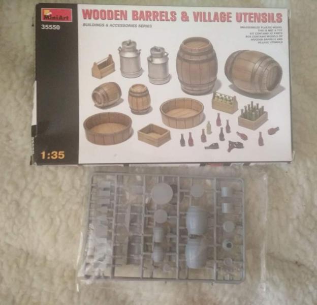 Miniart wooden barrels 2500Ft