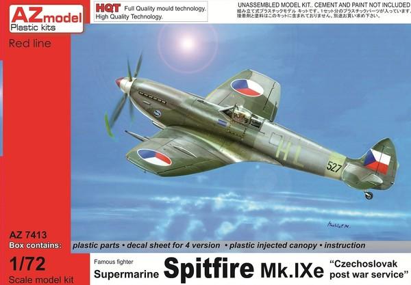 AZ Model 7413 Supermarine Spitfire Mk.IXe Czechslovak Post War Service