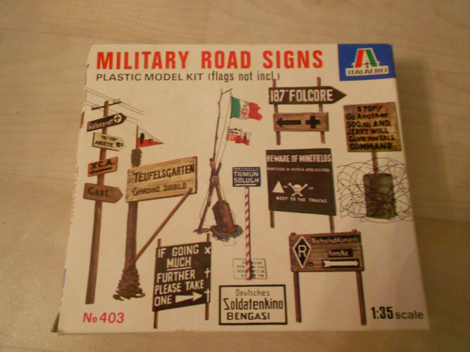 Italeri Military Road Signs (2500)