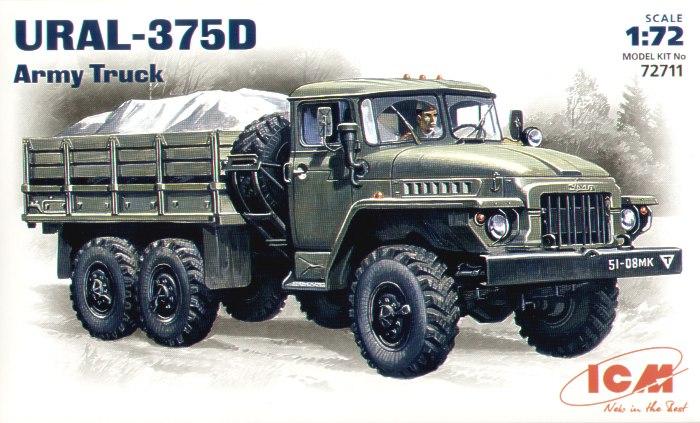 ICM 72711 Ural-375D Army truck