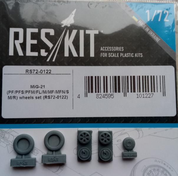 ResKit RS72-0122 MiG-21 wheels