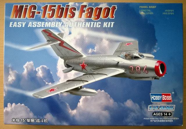 MIG-15 bis - 2000Ft 1.

1/72	Hobby Boss