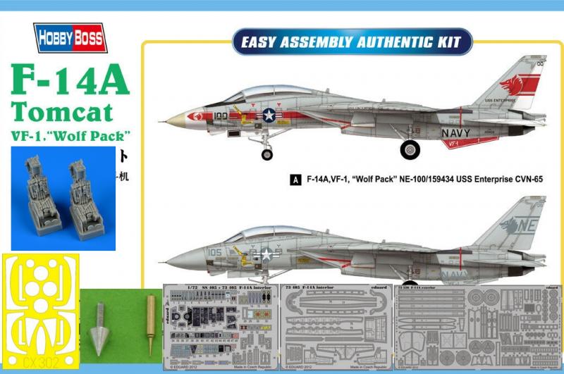 HobbyBoss 80279 F-14A Tomcat (VF-1) - 18000