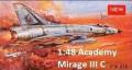 1:48	FA016	Academy	Mirage III C	elkezdetlen	zacskóban	3000			