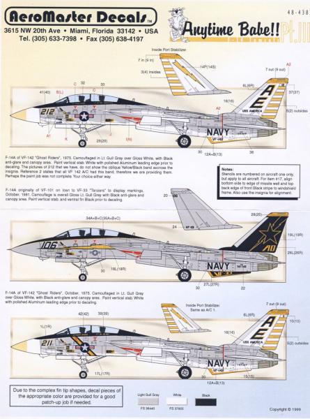 F-14A matrica
