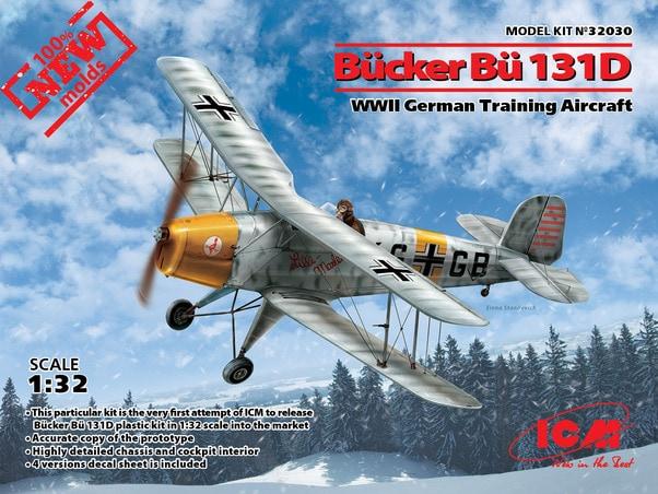 ICM 32030 Bücker BÜ-131D  7000.- Ft