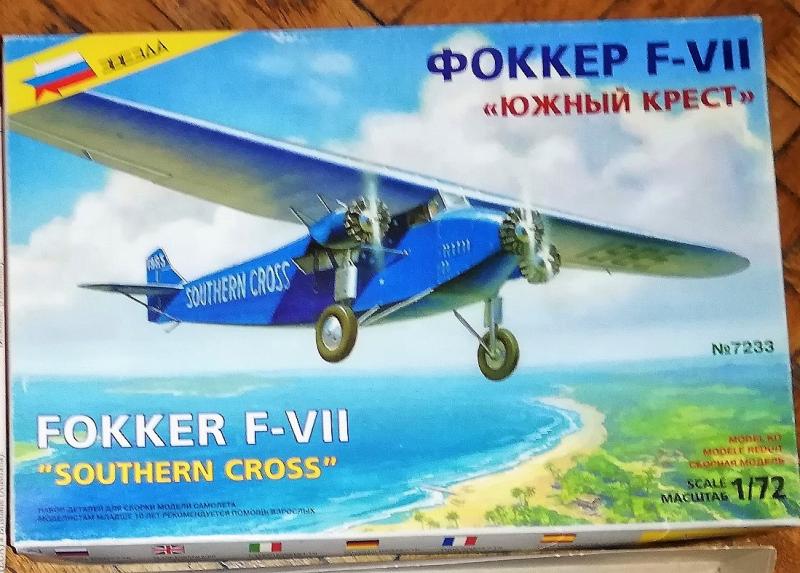 1:72	7233	Zvezda	Fokker F-VII	elkezdetlen	dobozos	3300			