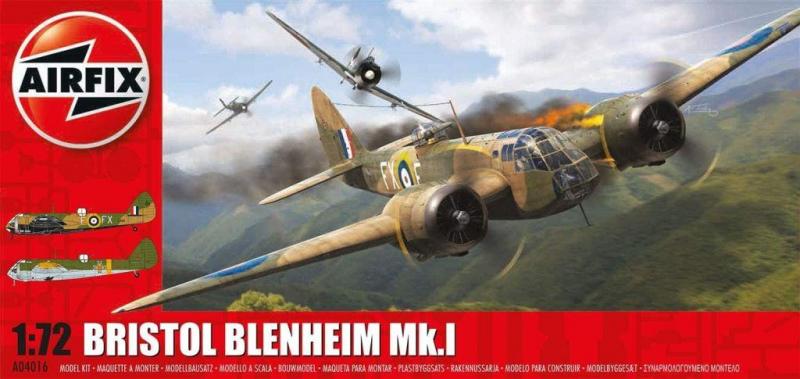 Airfix 72 - Bristol Blenheim Mk.I + SBS motor és légcsavar - 11000 ft