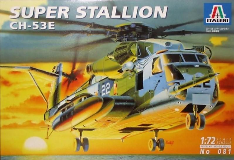 1:72	081	Italeri	CH-53E	elkezdetlen	dobozos	5300			