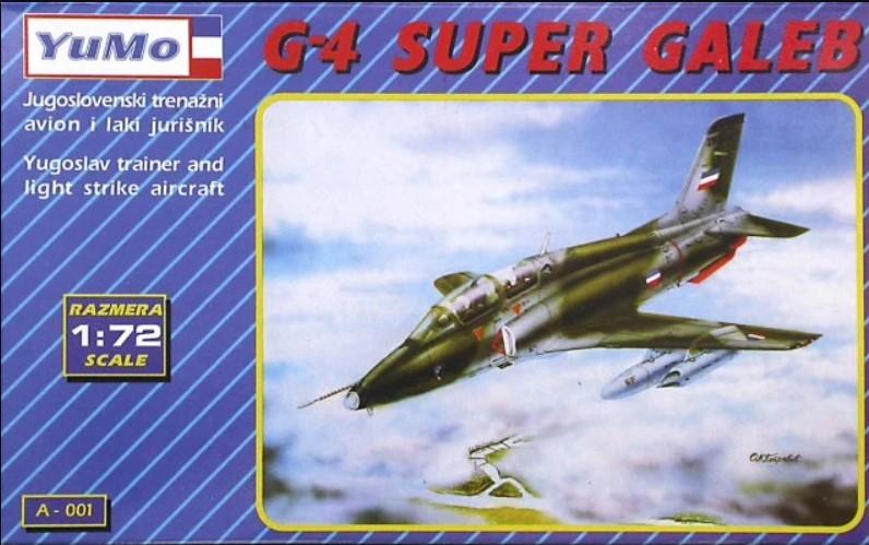 1:72	A-001	Yumo	G-4 Super Galeb	elkezdetlen	dobozos	11000			