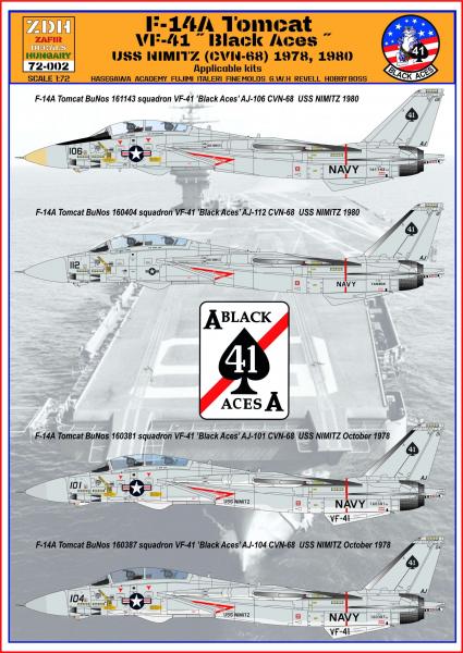 ZDH 72_002 F14A VF-41 decal 01