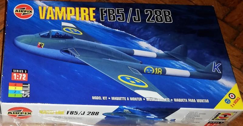 1:72	3064	Airfix	Vampire FB5	elkezdetlen	dobozos	2400			