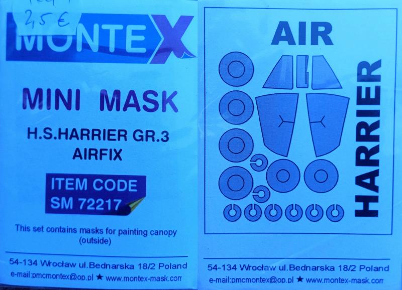 Montex SM72217 Harrier GR.3 - Airfix