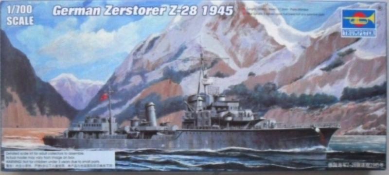 Trumpeter 700 - Z-28 German Zerstorer  - 3500 ft