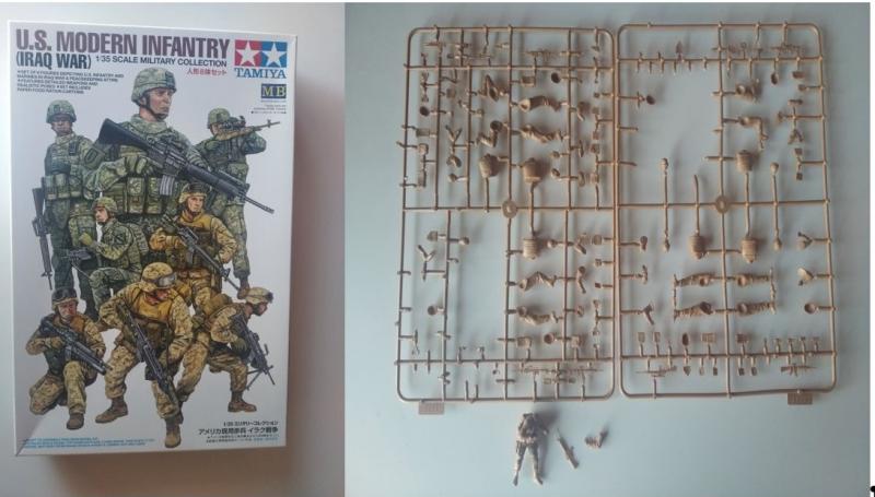 Tamiya US modern infantry Iraq kép szerint (2000)