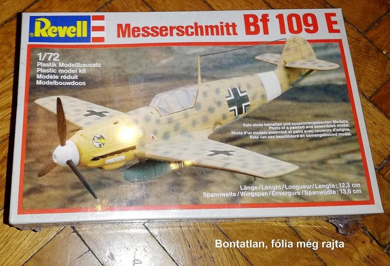 1:72	4149	Revell	Bf 109 E	bontatlan	dobozos	2300			