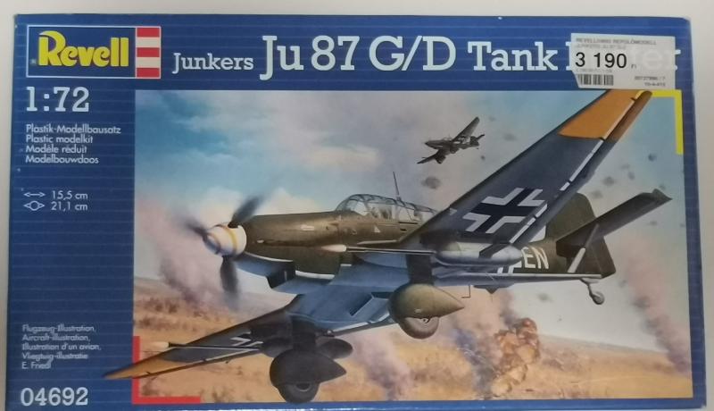 Revell - Ju-87 G/D Tank Buster (04692) 1/72 -  2.500,- Ft 