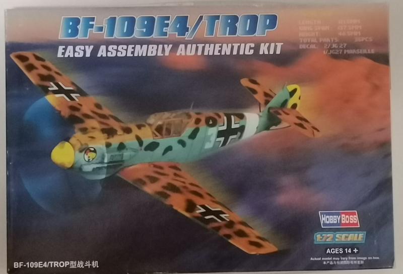 Hobby Boss - Me Bf-109 E4/TROP (80261) 1/72 -  2.000,- Ft 