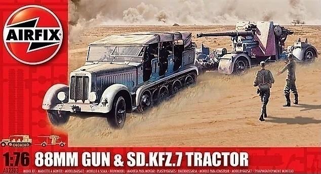 1:76	A02303	Airfix	88mm GUN & SdKfz 7	bontatlan	dobozos	1700