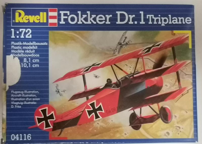 Revell - Fokker Dr.1 Triplane (04116) 1/72 - 2.000,-