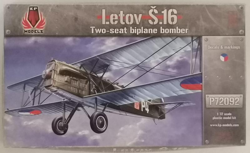 KP - Letov S-16 (P72092) 1/72 - 1.500,-