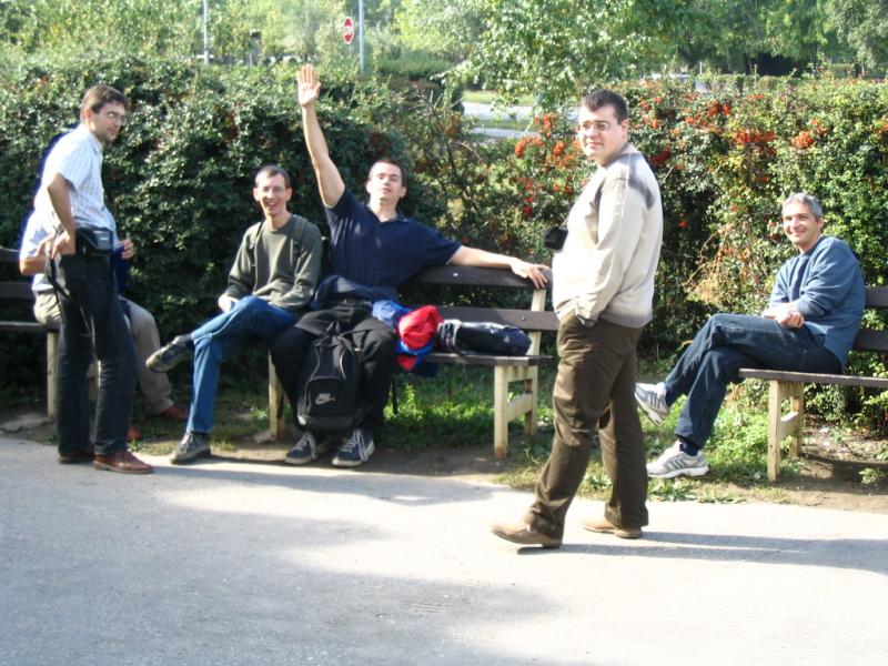 Egy felettébb inappropriate de kedves köszöntés.
Érsekújvári makettkiállítás, 2005