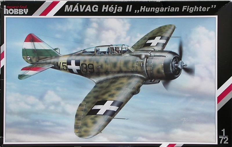 1:72 	SH72100	Special Hobby	Héja II.	2%-ban elkezdett. 1db  alkatrész (a 14 közül az egyik henger) hiányzik.	zacskóban, doboz előlapja megvan	7500			