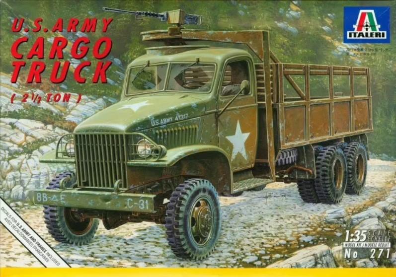 1:35	271	Italeri	U.S. Cargo Truck	bontatlan, fóliázott	dobozos	6500