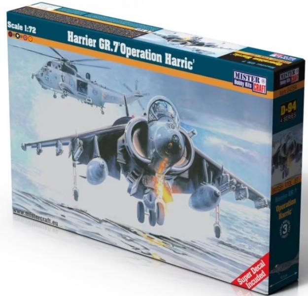 1:72		Mistercraft	Harrier GR7	bontatlan	dobozos	2400			