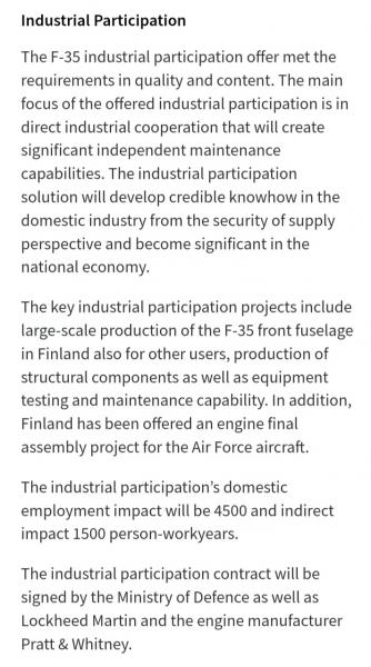 F35 finn gyártás