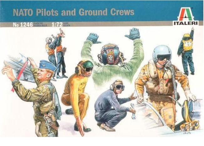 1:72	1246	Italeri	NATO Pilots & Crew	elkezdetlen	dobozos	2300