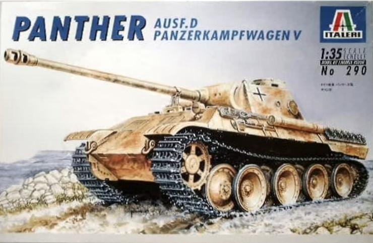 1:35	290	Italeri	Panther D	bontatlan, fóliázott	dobozos	7900