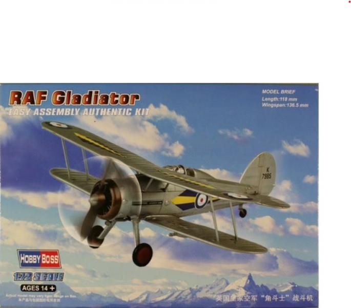 1:72		Hobby Boss	Gloster Gladiator	elkezdetlen	dobozos	2800			