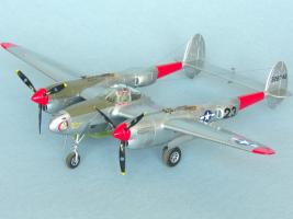 P-38J

Academy 12405, + Quick Boost qb72418 Engine Covers, + qb 72308 Turbo-supercharger Cover, + qb72220 Propeller, + eduard ss255 cockpit set, + Master Model AM-72-095 Late armament, + PrintScale 72016 decal
