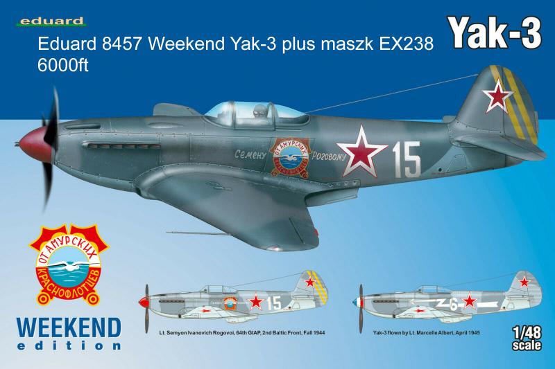 Eduard 8457 Weekend Yak-3 plus maszk EX238