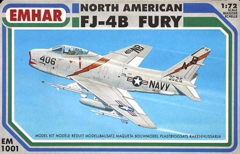 1:72	EM1001	Emhar	FJ-4B	elkezdetlen	dobozos	4300			